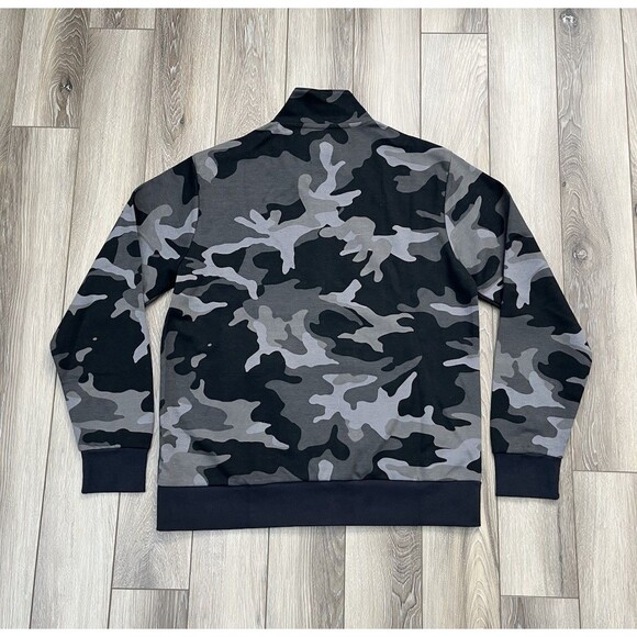 Flint Park Camo Full Zip Athletic Golf/Tennis/Pickleball Sweatshirt Mens L NEW - Picture 4 of 9